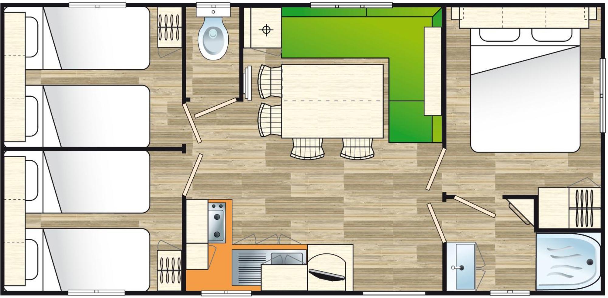 Charmant Mobil Home 6 Personnes Avec Clim Reversible Boofzheim Dış mekan fotoğraf